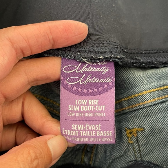 🌈 3/$40 Low-Rise Boot-cut Maternity Jeans s8 - Picture 9 of 9